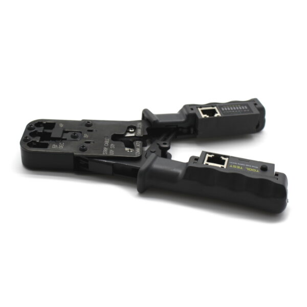 Crimping Tool With Strupper And Network Tester - For RJ45 , RJ12 , RJ11 , RJ10