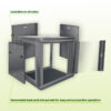 10U Combined Rack Cabinet - MB Series - Image 5