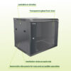 10U Wall Rack Cabinet - Image 5