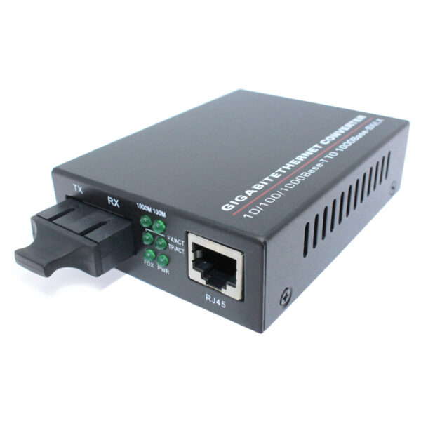 Duplex Media Converter –1000Base SingleMode SC